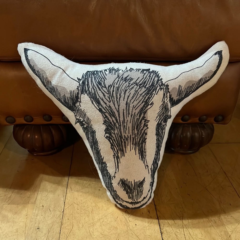 Goat pillow